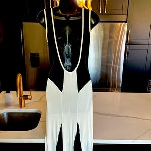 Black and White Long Dress